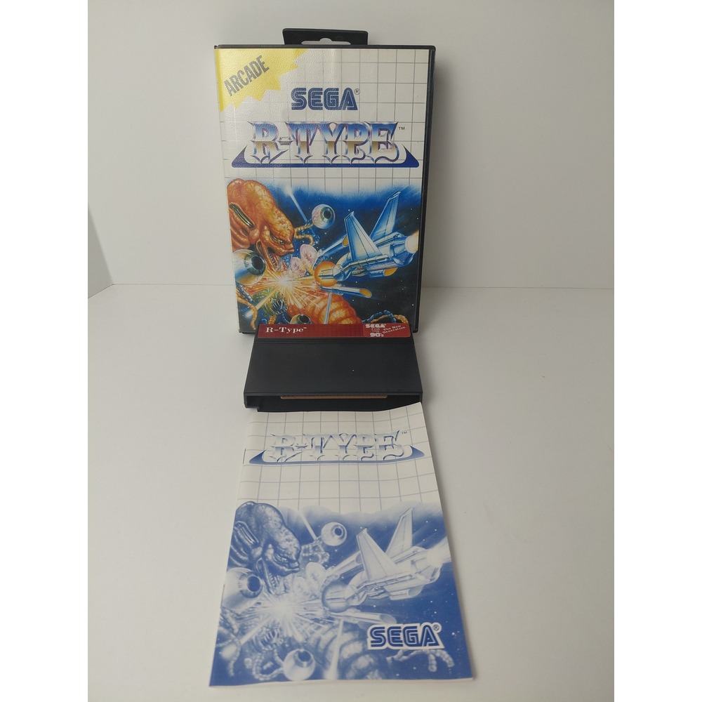 R-Type Sega Master System CIB Complete With Case and Manual 1988 Retro Game